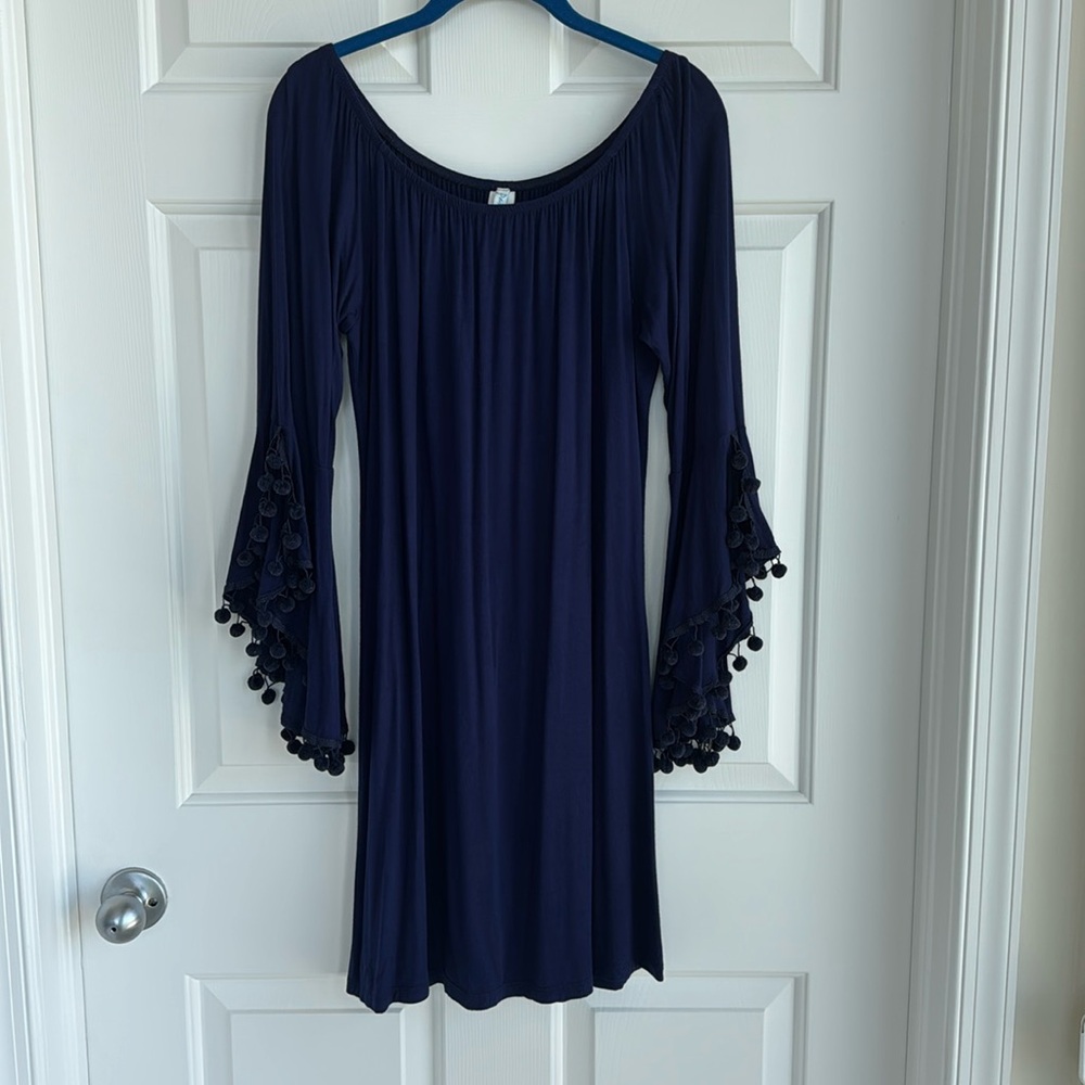 Navy Blue Michelle Dress by Patti Biggs